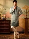 Outluk Wedding Vol 46 Silk Embroidered Pintex Work Kurta With Pajama Manufacturers
